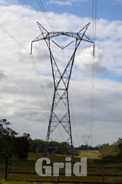 Electricity grid powerlines