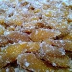 Mild candied ginger