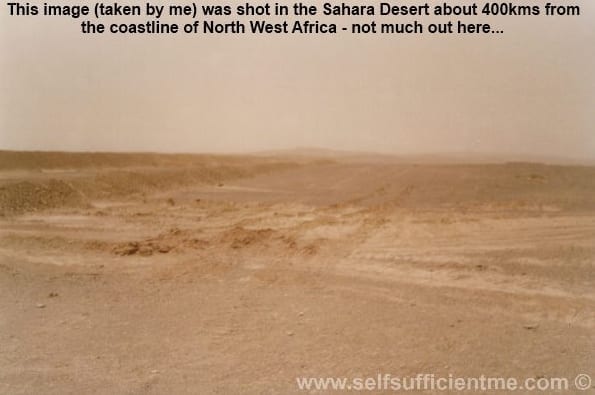 West Sahara desert 