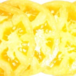 Yellow Beefsteak Sliced Close-up