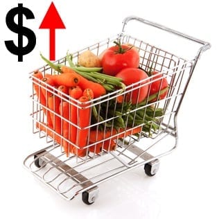food price rises at the trolly