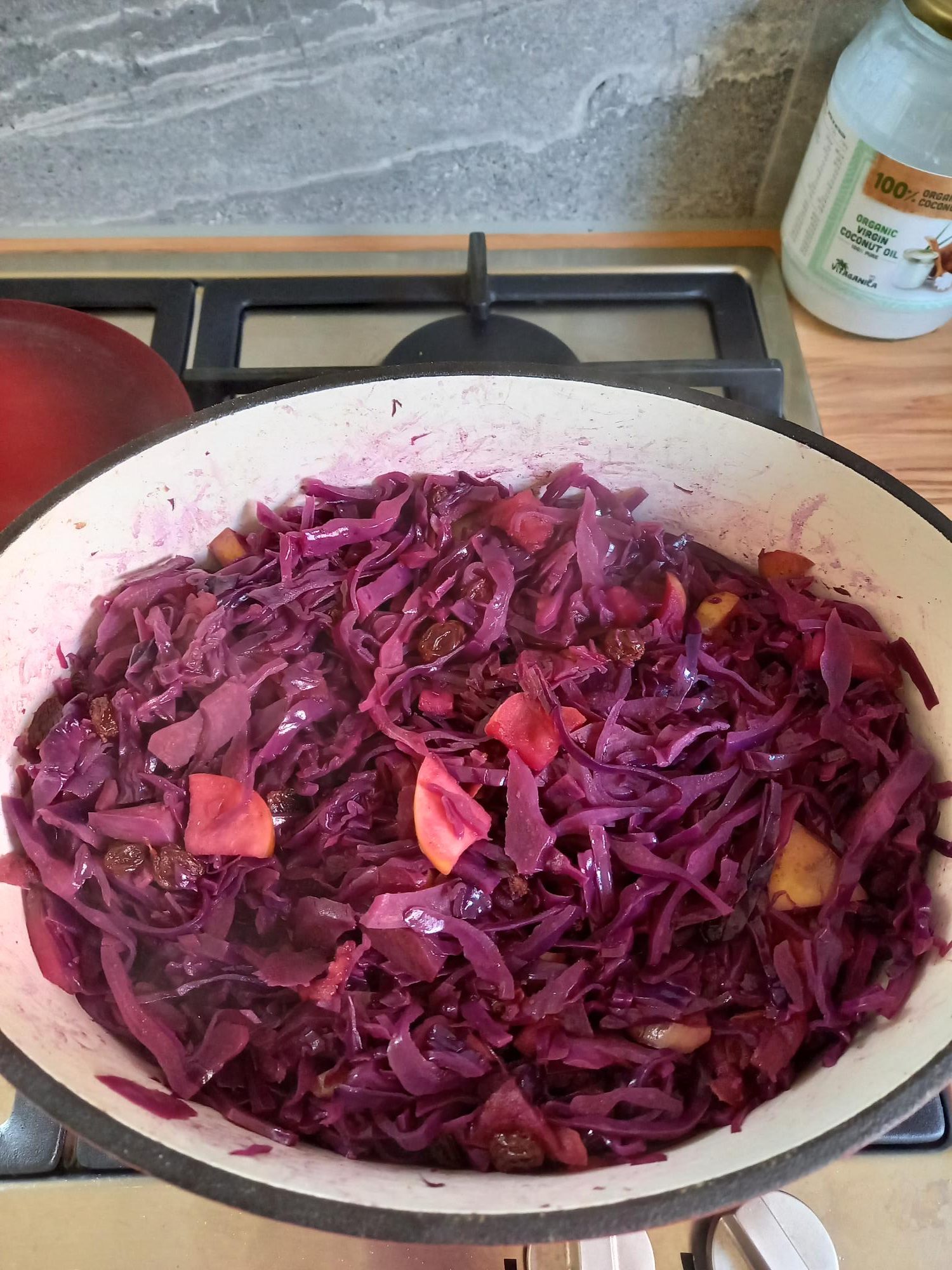 Red Cabbage with Apples - Self Sufficient Me